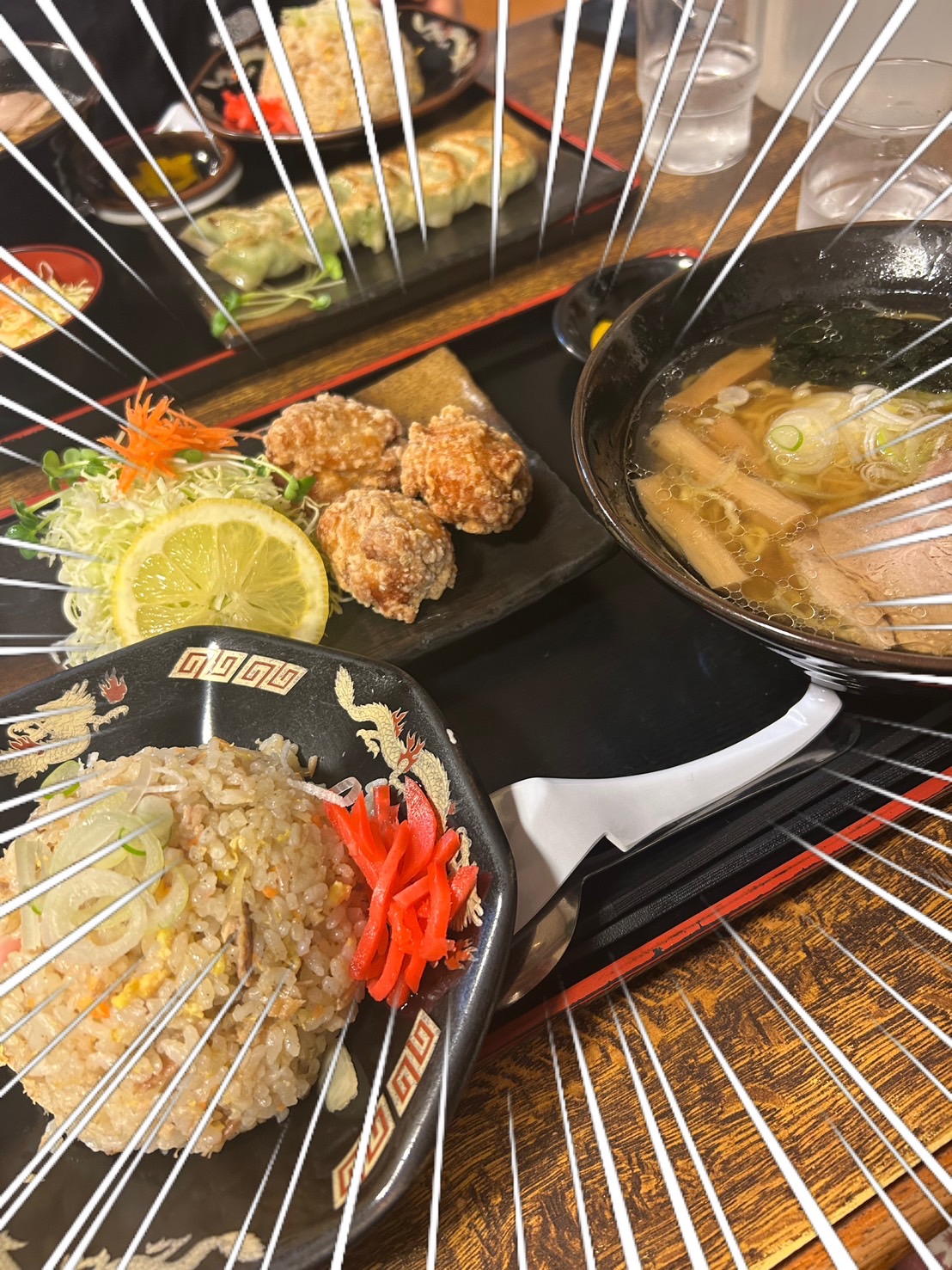 わんぱくセットになりました😅 - 松本市でスナックならCalla（カラー